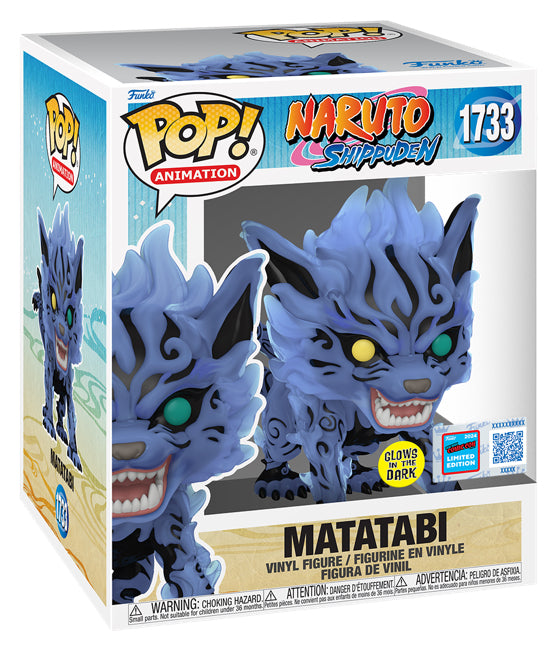 6" Matatabi - Naruto 2024 NYCC Exclusive Pop NYCC STICKER