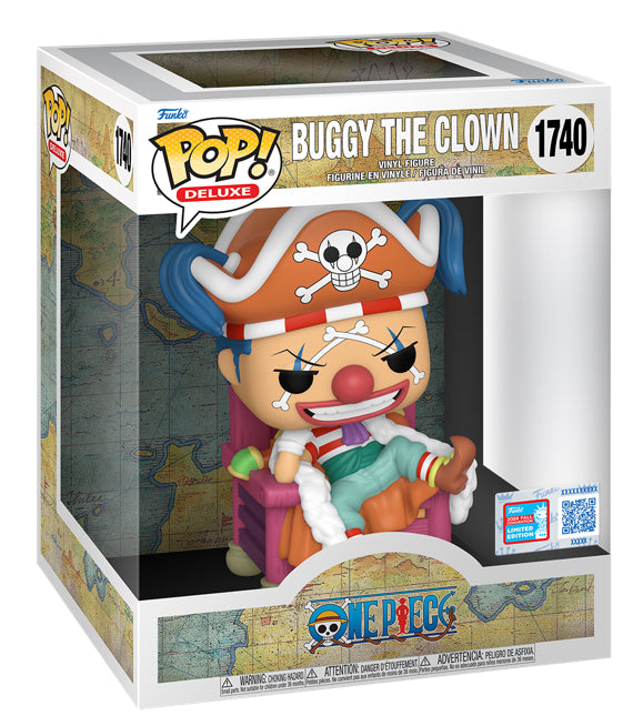 6" Buggy The Clown - One Piece 2024 NYCC Exclusive Pop SHARED STICKER