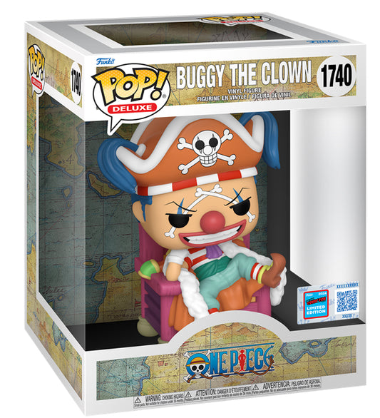 6" Buggy The Clown - One Piece 2024 NYCC Exclusive Pop NYCC STICKER